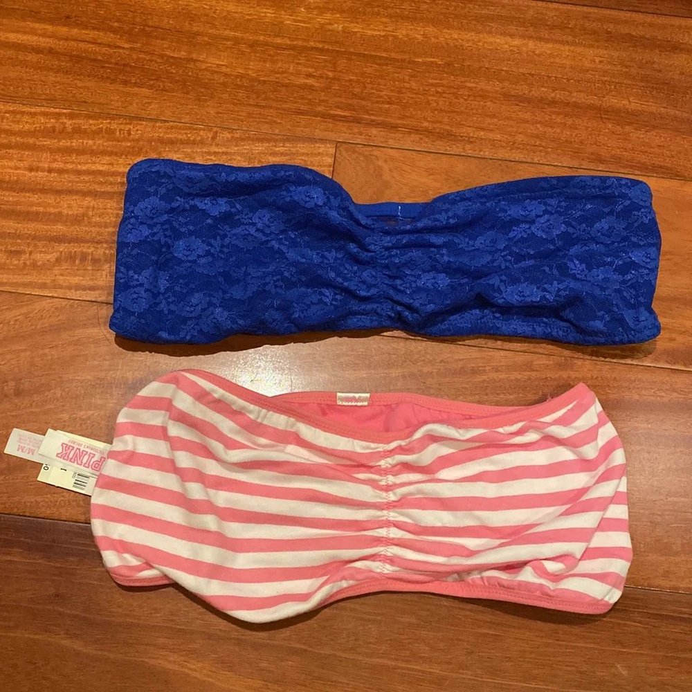 Victoria's Secret PINK bandeau Top bundle